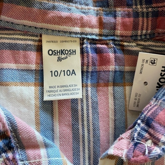 NWT-GIRLS BUNDLE-OSH KOSH & JUSTICE-SIZE 10 - Picture 6 of 8